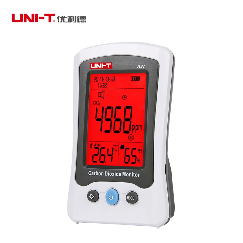 UNI-T A37 CO2 Meter;Lab/office/home environment temperature and humidity meter