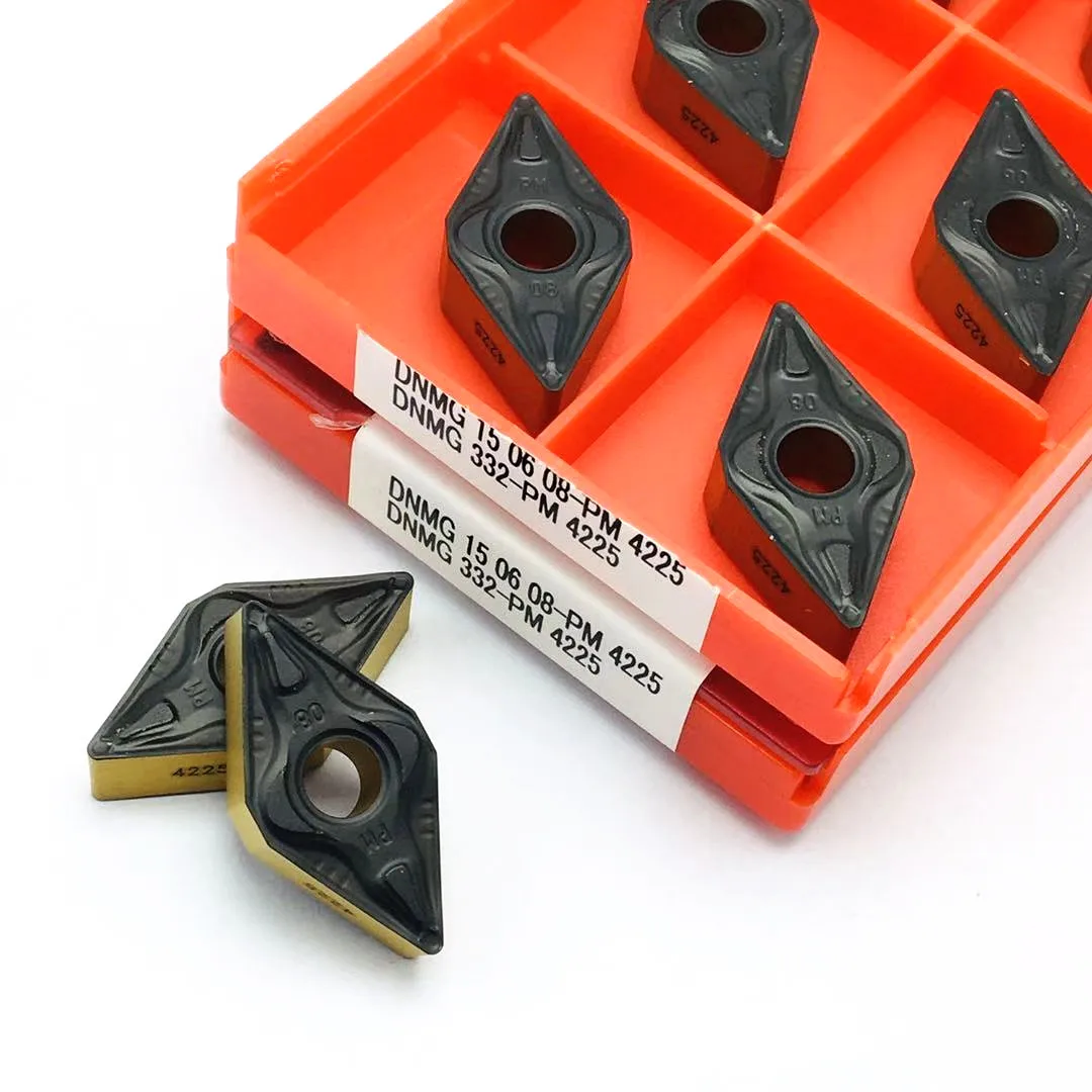 DNMG150608 PM 4225 DNMG150604 PM 4225 Turning carbide inserts High quality Tokarnyy turning tools DNMG 150608