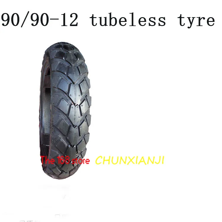 High Quality 90 / 90-12 Vacuum Tire  for Wuyang Honda Little Princess 12 Inch Front  Joy Wh100