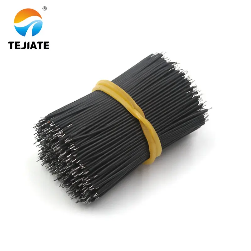 100PCS 5/0.8 24AWG 5/15CM Jumper-wire Welding-wire Conducting-wire Electronic Connecting-wire Tin-plated