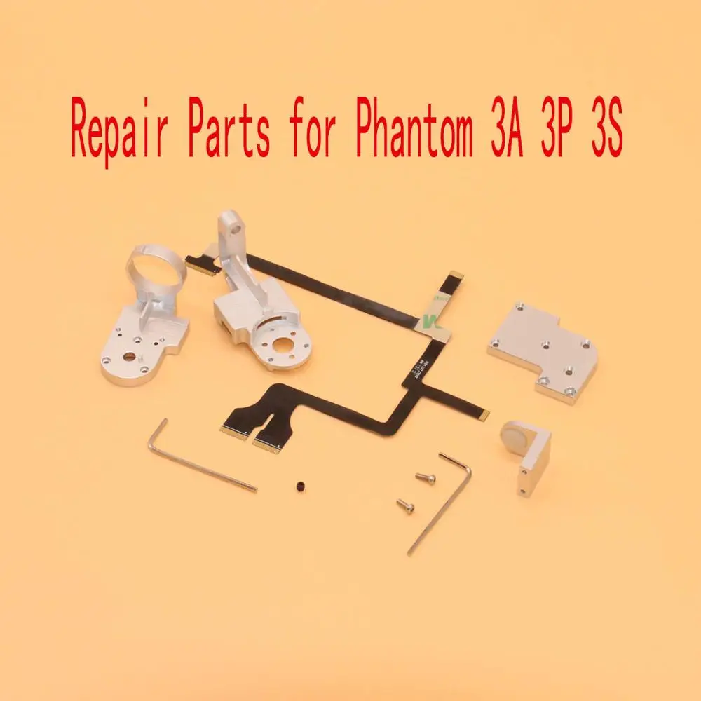 Gimbal Camera Yaw Arm Bracket and Ribbon Flat Cable Repairing Kits for DJI Phantom 3A 3P 3S  Drone Spare Parts Accessories