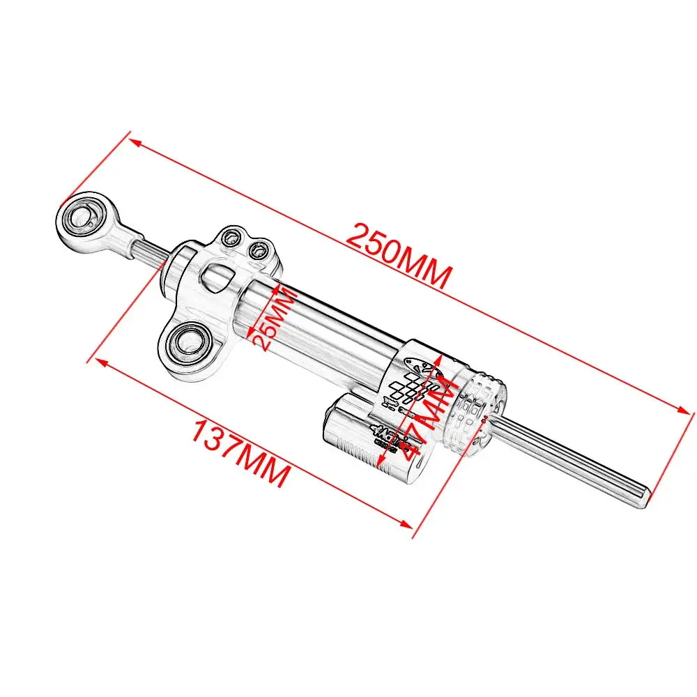 Soporte amortiguador estabilizador de dirección de motocicleta CNC MT-09 para YAMAHA MT-09 MT 09 MT09 2013 2014 2015 2016 2017 2018 2019 2020