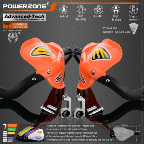Imagen 2 del producto Powerzone Probend guardamanos para Honda KTM ADV EXC EnduroHusqvarna TE CRF WRF DRZ KLX motocicleta Dirt Bike ATV manillar