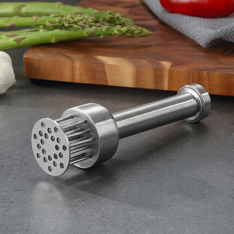 304 Stainless Steel Meat Tenderizer Durable 21 Ultra Sharp Needle Blade Tenderizer for Steak Beef Steak Kitchen Cooking Tools