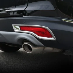 for Honda CR-V CRV 5th Gen 2017 2018 ABS Chrome Car Tail Back Rear Fog Light Lamp Trim Frame Styling sticker Cover accessories