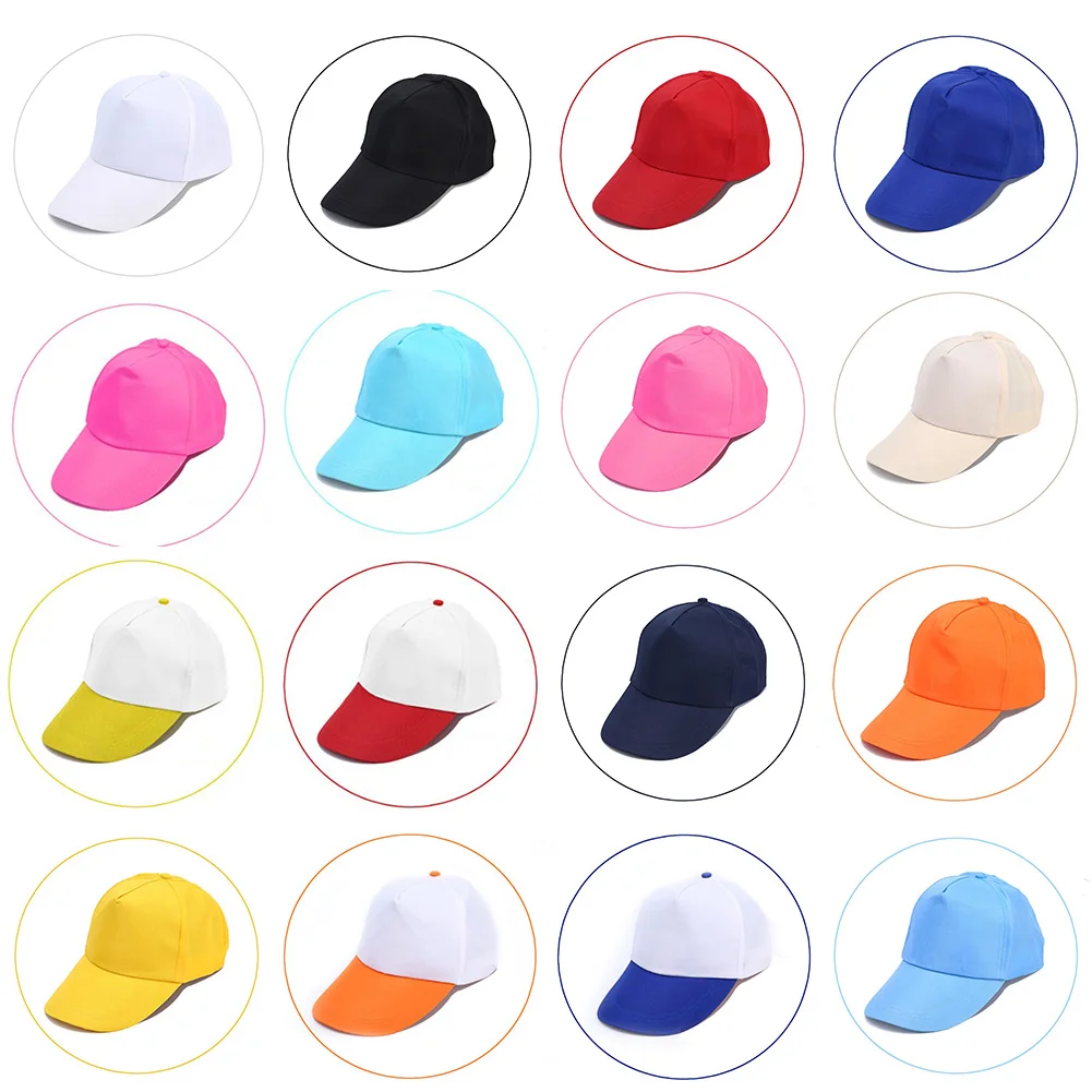 Fashion Candy Color Baseball Caps Gorras Adjustable Snapback Hats Unisex Sun Visor Summer Hat Sports Hip-Hop Dad Hats Casquette