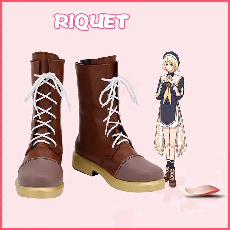 Bottes de Cosplay de la promesse du magicien, chaussures à rivets, accessoires d'halloween sur mesure