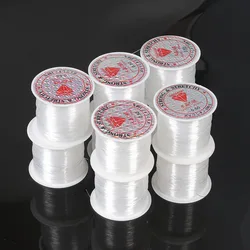 0.2/0.3/0.4/0.5/0.6/0.8mm 10-100m Transparent Non-Stretch Fish Line Wire Nylon String Beading For Making Necklace DIY