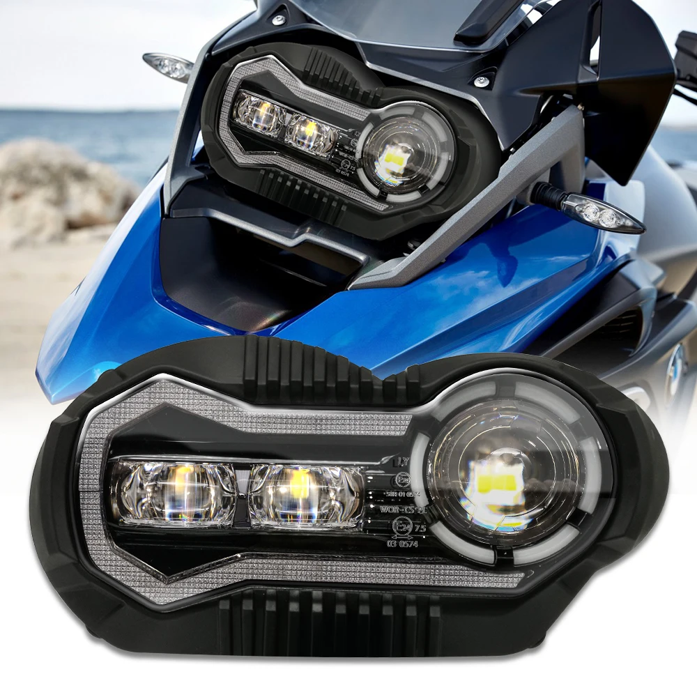 For BMW R1200GS 2005 - 2012 Led Headlight R 1200 GS Adventure 2006 -2013 Water Cooled fit Oil R1200GS