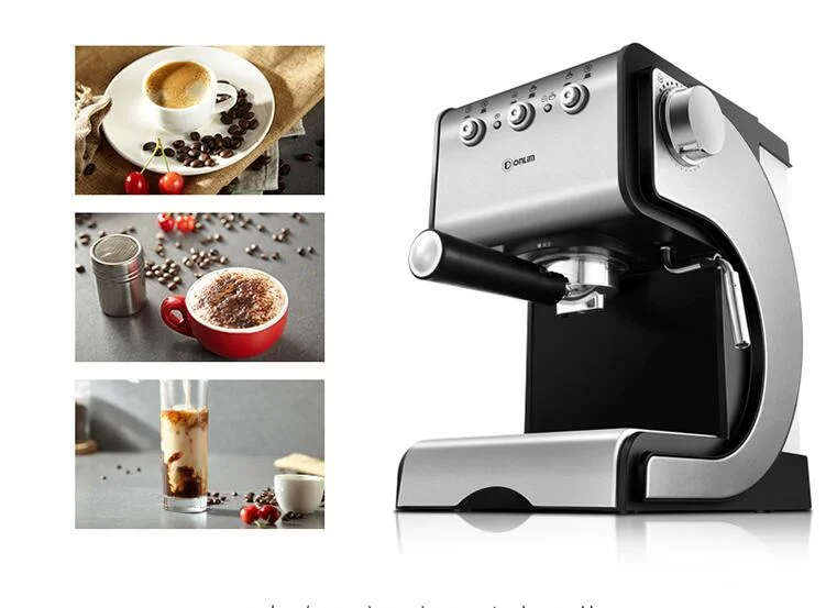 Donlim home coffee machine Italian 20Bar high pressure extraction espresso cafe streamer pump stainless steel CM4621C 230V