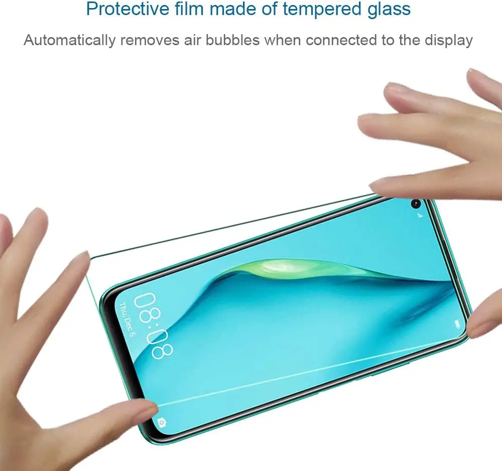 for Huawei P40 lite E 5G screen protector Tempered glass on p 40 light p40lite film accessories huawey huawei 9h