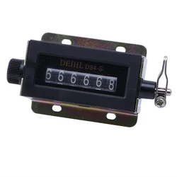 0-999999 6 Digit Counter Resettable Mechanical Pulling Count Counter Counting Speed 200 times/min