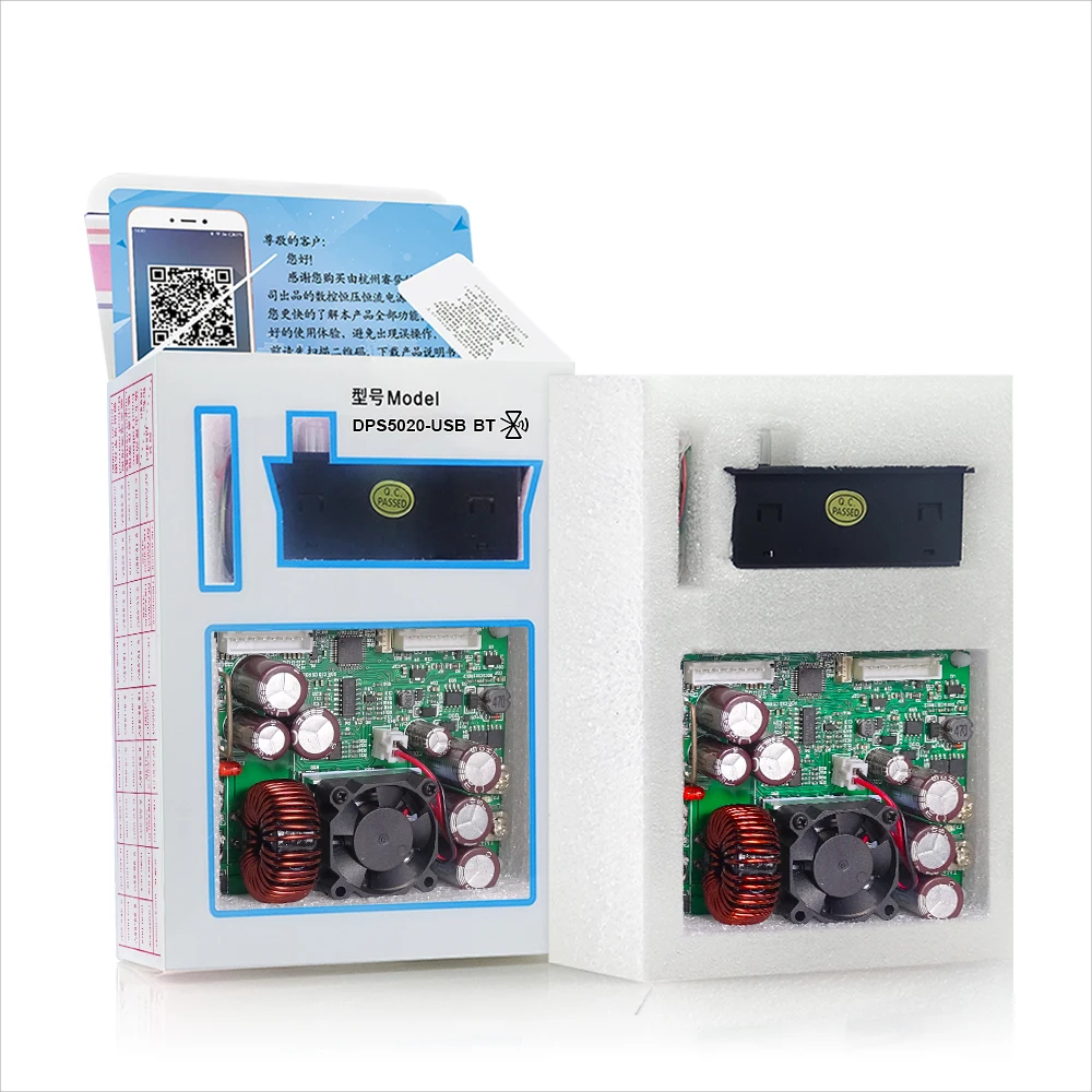 DPS5020 50V 20A Bluetooth USB Communication CV/CC DC-DC Step-Down Power Supply Buck Converter Module Voltage Regulator Voltmeter