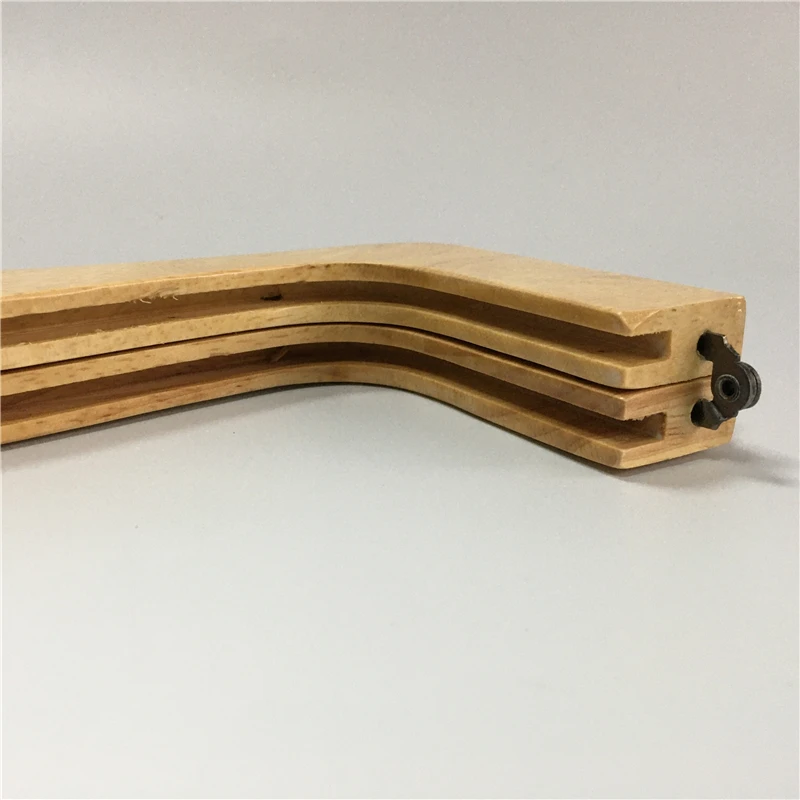 Natural Wood Purse Frame Bag Accessories Bag Purse Frame Bag Handle Solid Wood Handle Handmade Bag Frame Obag Hanger Parts