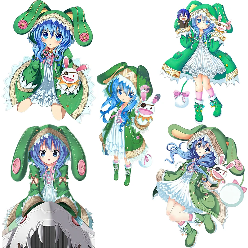 Three Ratels CA81 DATE A LIVE Yoshino Lovely cartoon girl Super Staffie calcomanía en la pared nevera inodoro coche bicicleta