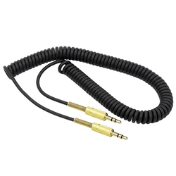 3.5mm zwinięty kabel Audio dla Marshall ACTON II STANMORE II WOBURN II STOCKWELL wymiana głośnika Bluetooth przewód AUX 2 Mtr