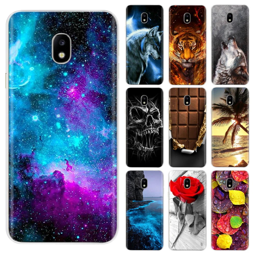 Silicone Case For Samsung Galaxy J3 2017 J330 J330F J3 Pro 2017 EU Version Case Painting Bumper For Samsung J3 2017 Cover Fundas