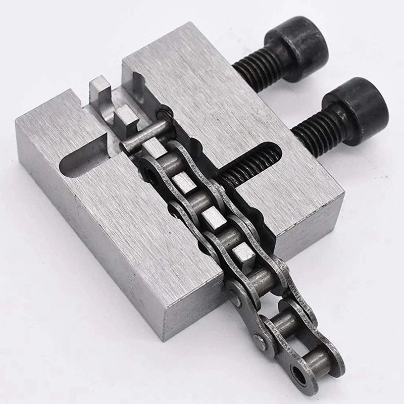 New universal motorcycle and bicycle chain riveting tool riveting tool chain splitter