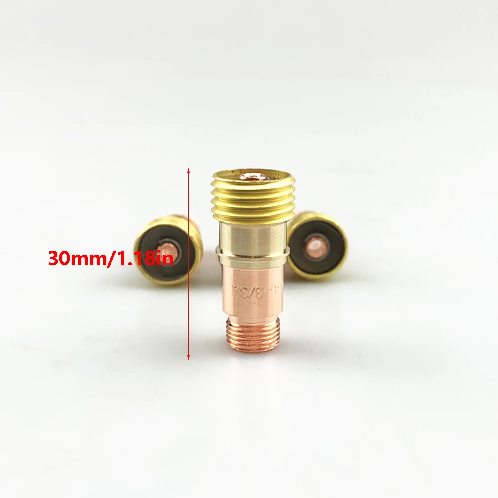 TIG 17GL Collet Body Stubby Gas Lens lenz Connector With Mesh For PTA DB SR WP-17/18/26 Torch Welding Accessories