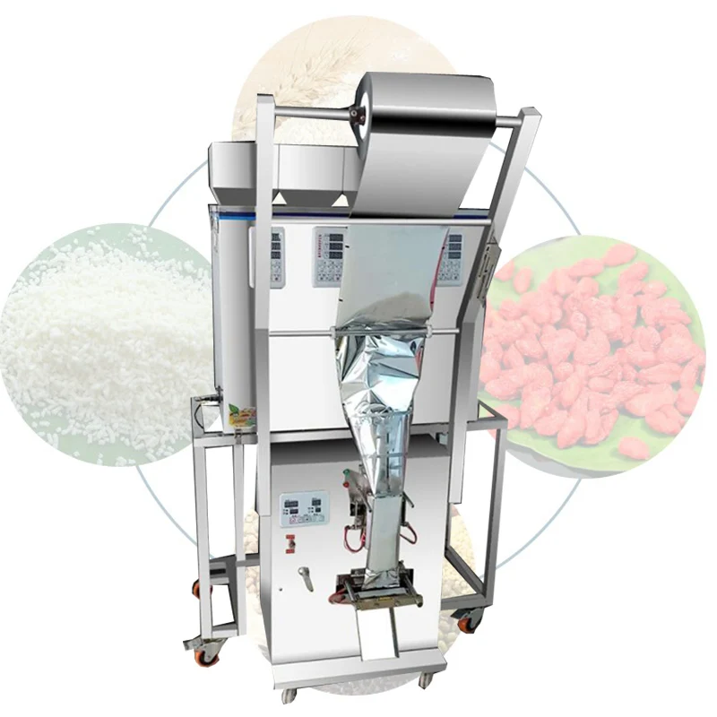 Fully Automatic 220V Packing Machine Sealer Granules Weighing Quantitative Pack Seal Bag Making Equipment Powder Packaging Tools