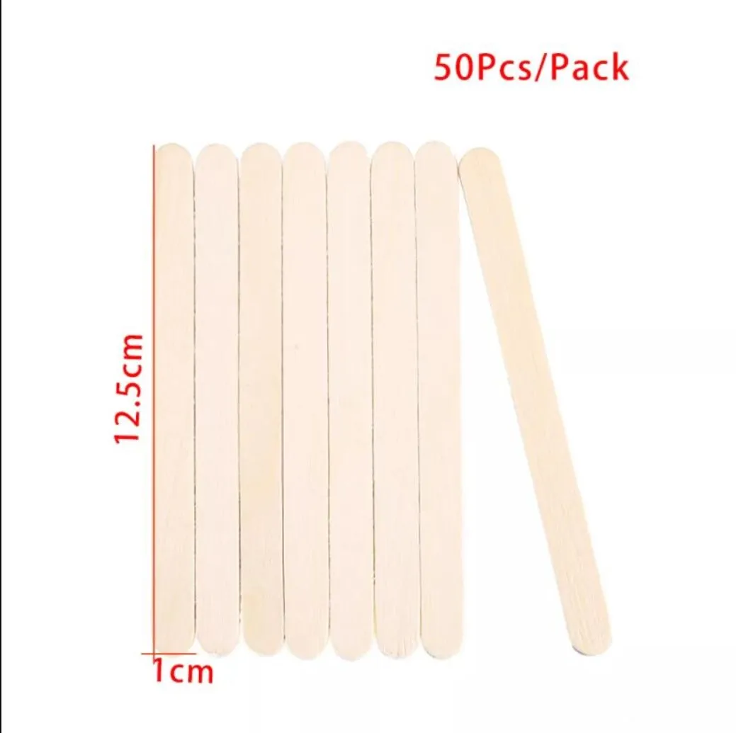 50/100/150 Stuks Hars Tool Epoxy Roerstokje Popsicle Ijs Stok Handgemaakte DIY Hars Schimmel Hout ijs Pop Sticks Maken Gereedschap