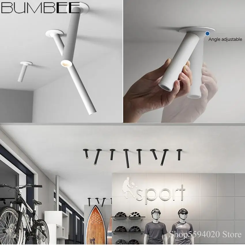 Modern LED Ceiling Light Diameter Home Lighting  Kitchen Company Tube Lamp Dining Room Bar Counter Shop Led Light Fixtures