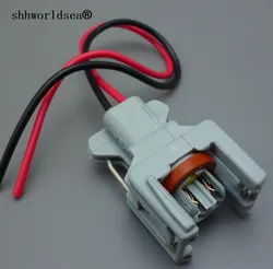 shhworldsea 1PCS 2 Pin Way Auto Connector Diesel Injector Fuel Rail Plug T15 10811963 240PC024S8014 1743486-3