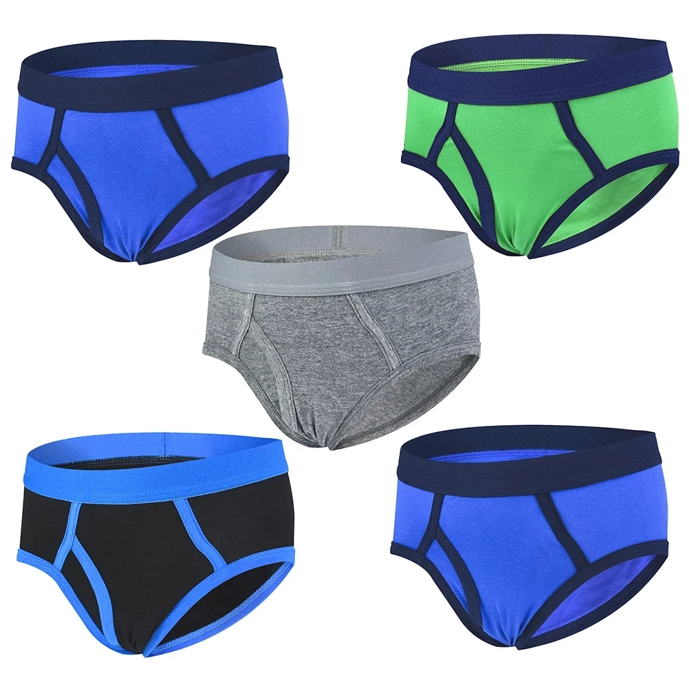 5 Pcs/lot Boys Underwear Boxer Kid Briefs For Children Shorts Panties Teenager Pants Clothes For 2-9Years Old