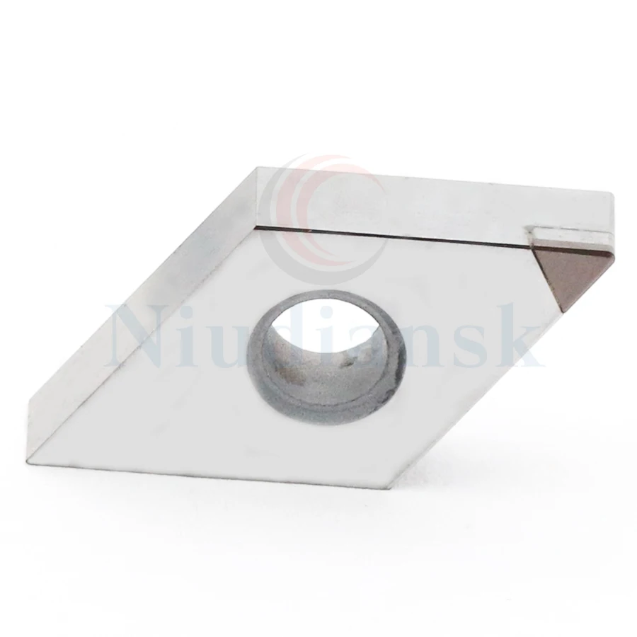 Insertos de diamante CNC para torneado de acero inoxidable, herramienta de corte de hoja, DNMA150404 DNMA150408 PCD DNGA150604 DNGA150608 CBN, 2 piezas