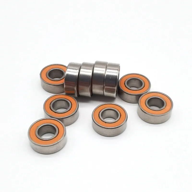 10 Stück/50 Stück S695-2RS 5*13*4mm Edelstahl-Hybrid-Keramik-Kugellager Angelzubehör 695 5x13x4mm S695RS ABEC-7 – Detail 3