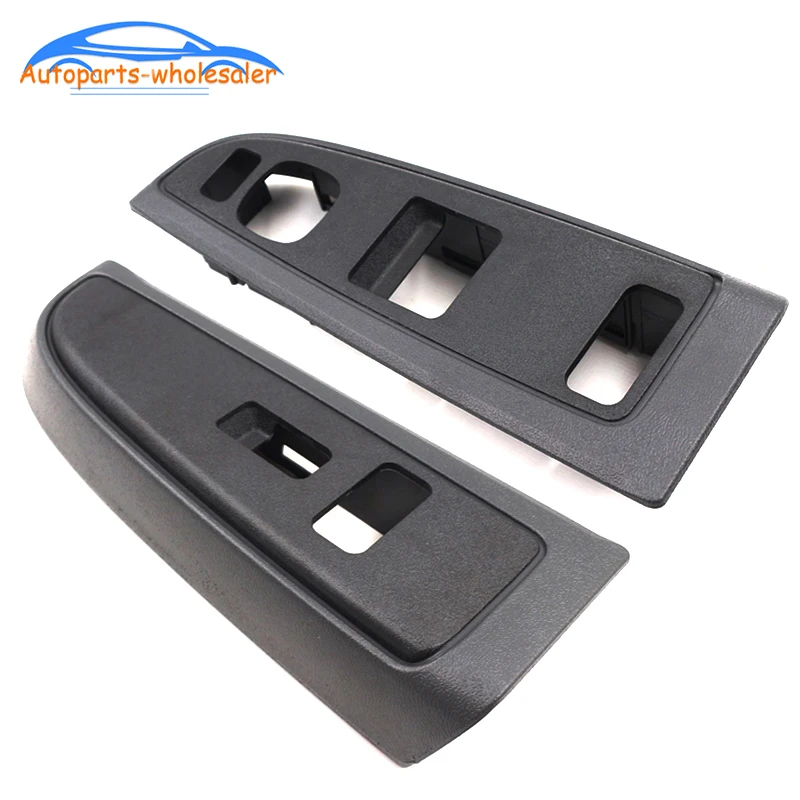 New 89045120 89045124 For 04-07 Silverado Sierra Front Right & Left Window Switch Bezel Pewter Car Accessories