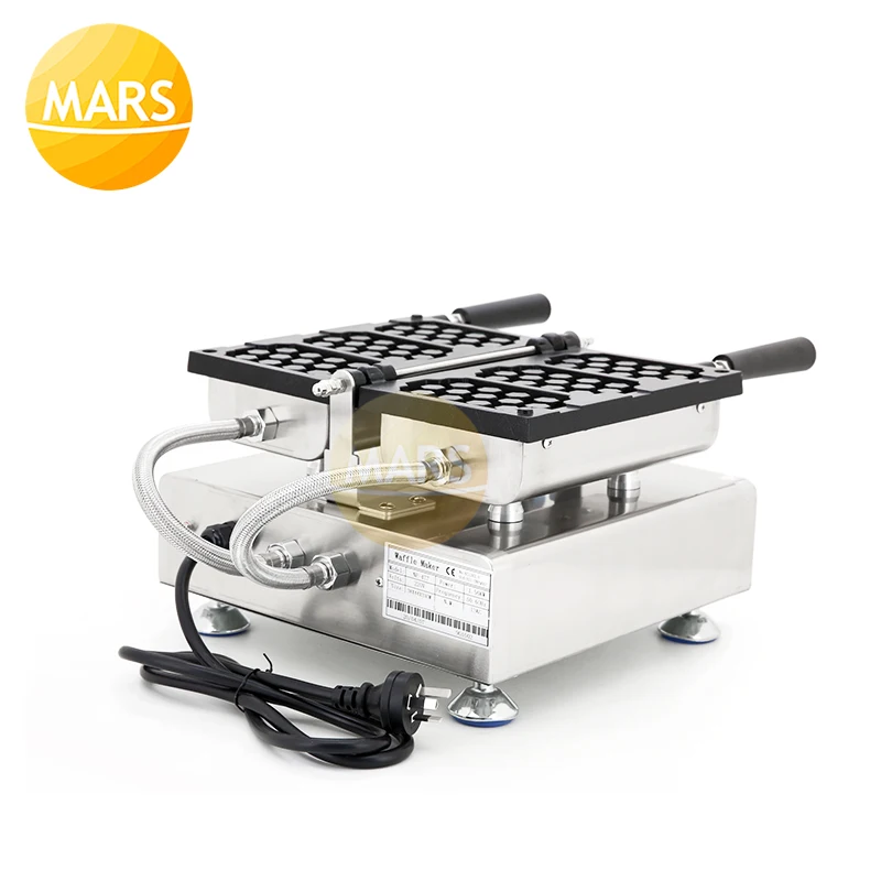 Commercial Honeycomb Waffle Machine Non-stick Waffle Cake Maker Mini Honey Comb Shape Waffle Baker Iron Pan Machine 220V 110V