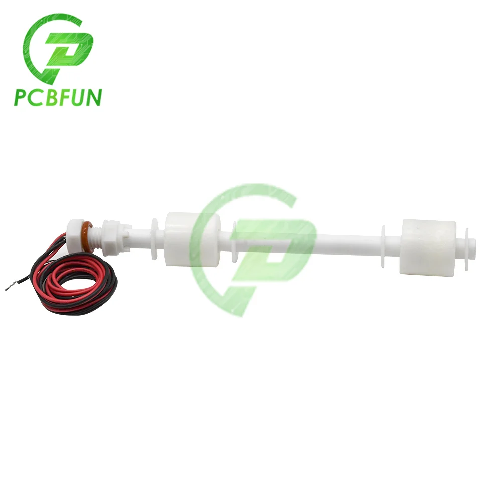 PP Liquid Water Level Sensor Anti-Corrosion Float Switch 150mm Normally Closed Double Ball Controller for Aquarium Tank Pools