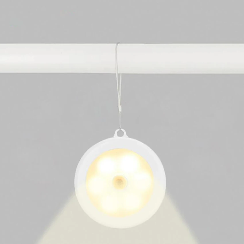 O sensor de movimento conduziu a luz noturna, luz de parede a pilhas, luzes magnéticas do armário vara em qualquer lugar da lâmpada para a cozinha, corredor