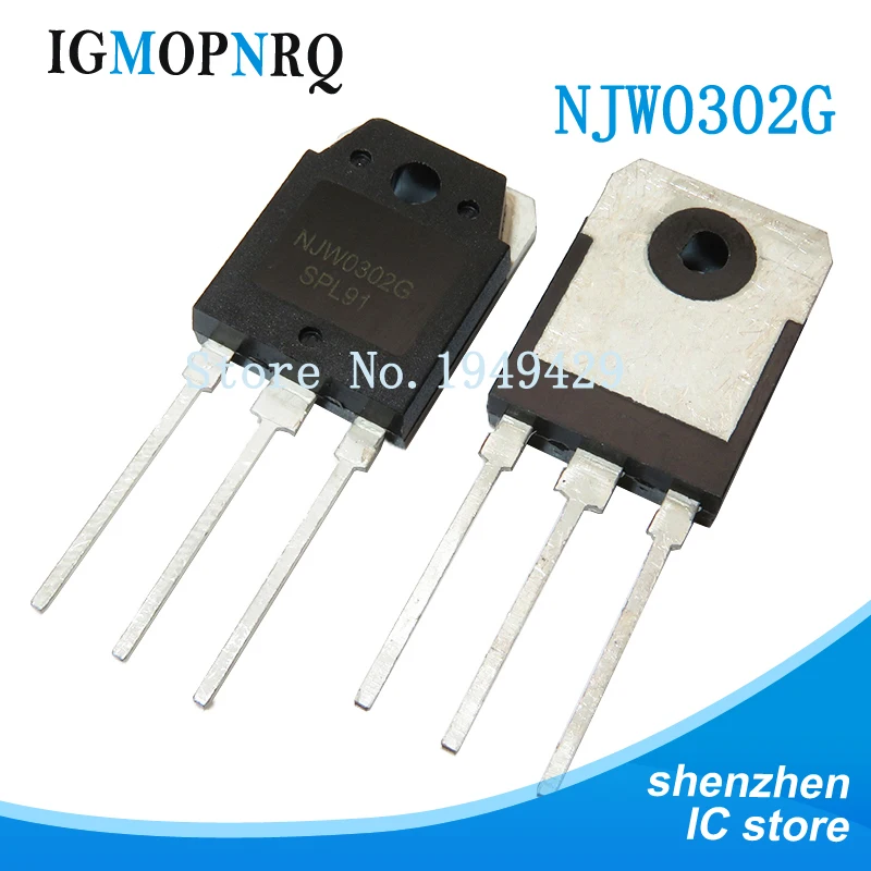 5PCS NJW0281G  NJW0302G TO-3P  NJW0281 NJW0302 high transistor 100% new