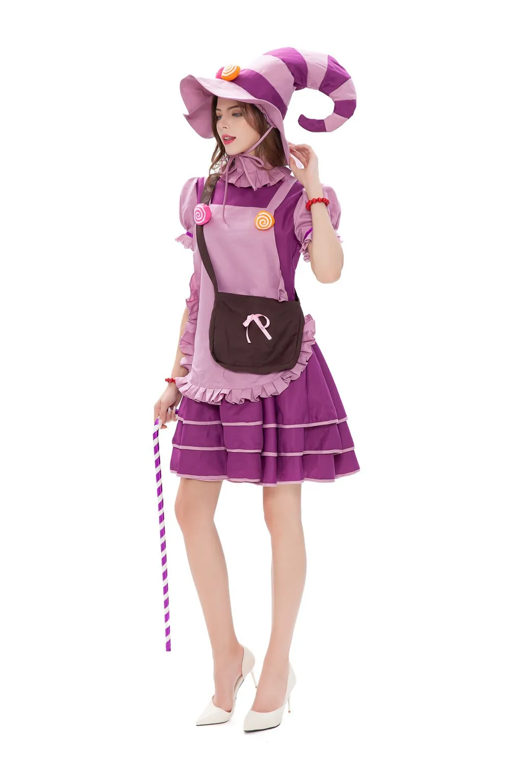 Frauen Maid Outfit Süße Gothic Lolita Kleider Anime Cosplay Kostüm Schürze Kleid Uniformen Plus Größe Halloween Kostüme