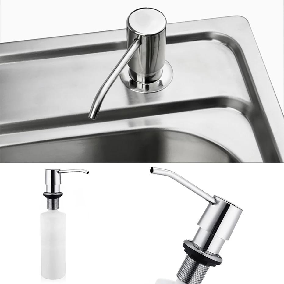 New 300ML Kitchen Soap Dispenser Sink Liquid Soap Bottle Bathroom Detergent Liquid Hand Wash Soap Dispenser Pumps