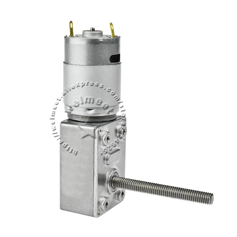 1pcs DC12V 24V Large Torque Metal Gearbox Speed Reduction Brushless Gear Motor For Automatic Home Furnishing JGB37-3650