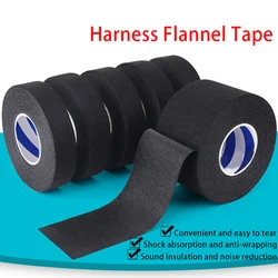 15 Meter Heat-resistant Flame Retardant Adhesive Cloth Tape For Car Cable Tape Harness Wiring Loom Protection Tools Insulator