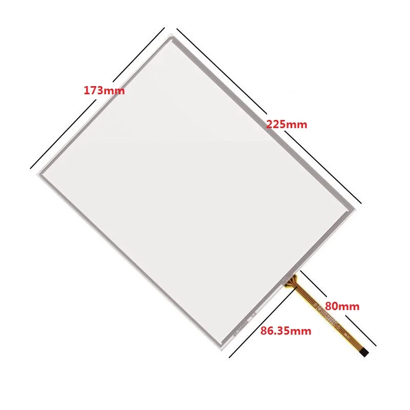 

New 10.4 "4-wire industrial PC resistive touch pad 225*173MM 225X173MM