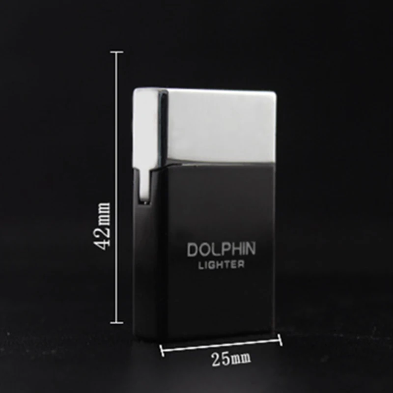 Mini Portable Lighter Butane Gas Refillable Metal Lighter Grinding Wheel Flint Lighter Colorful Compact Nice Gift for Friends