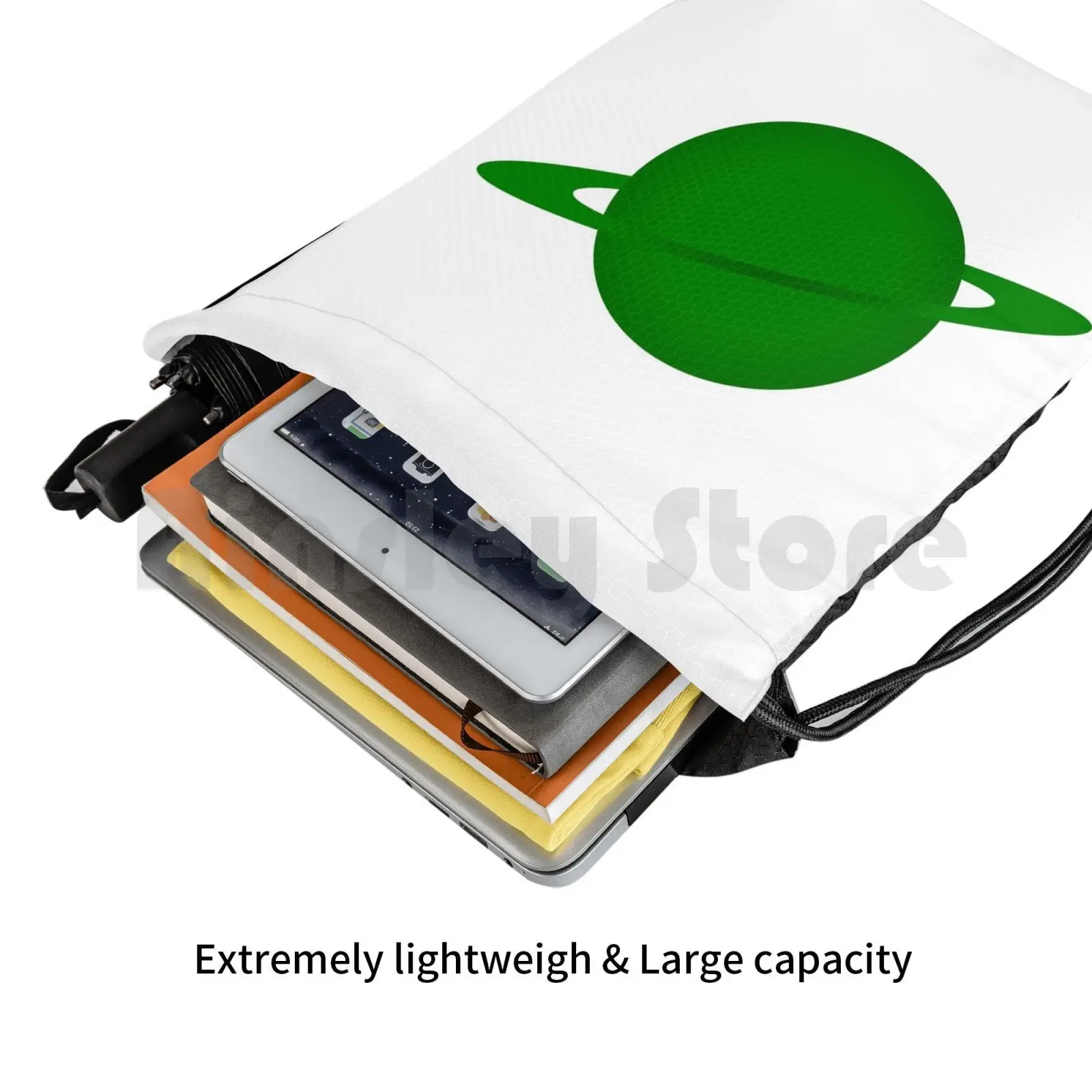 حقيبة ظهر برباط على شكل كوكب أخضر بحلقية، حقيبة رياضية مقاومة للماء، كوكب كوني، خيال علمي، الخيال العلمي، سيفي الخارق #5