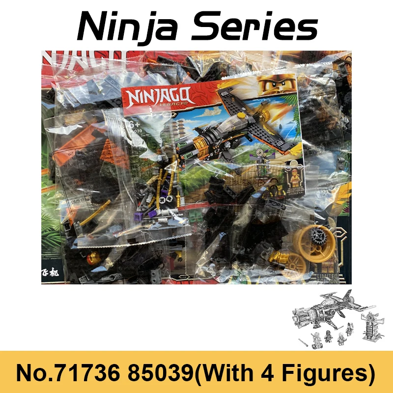 New 479pcs 71736 Boulder Blasting Building Blocks Bricks Ninja Series Model Boys Toys for Children Chistmas Birthday Gifts