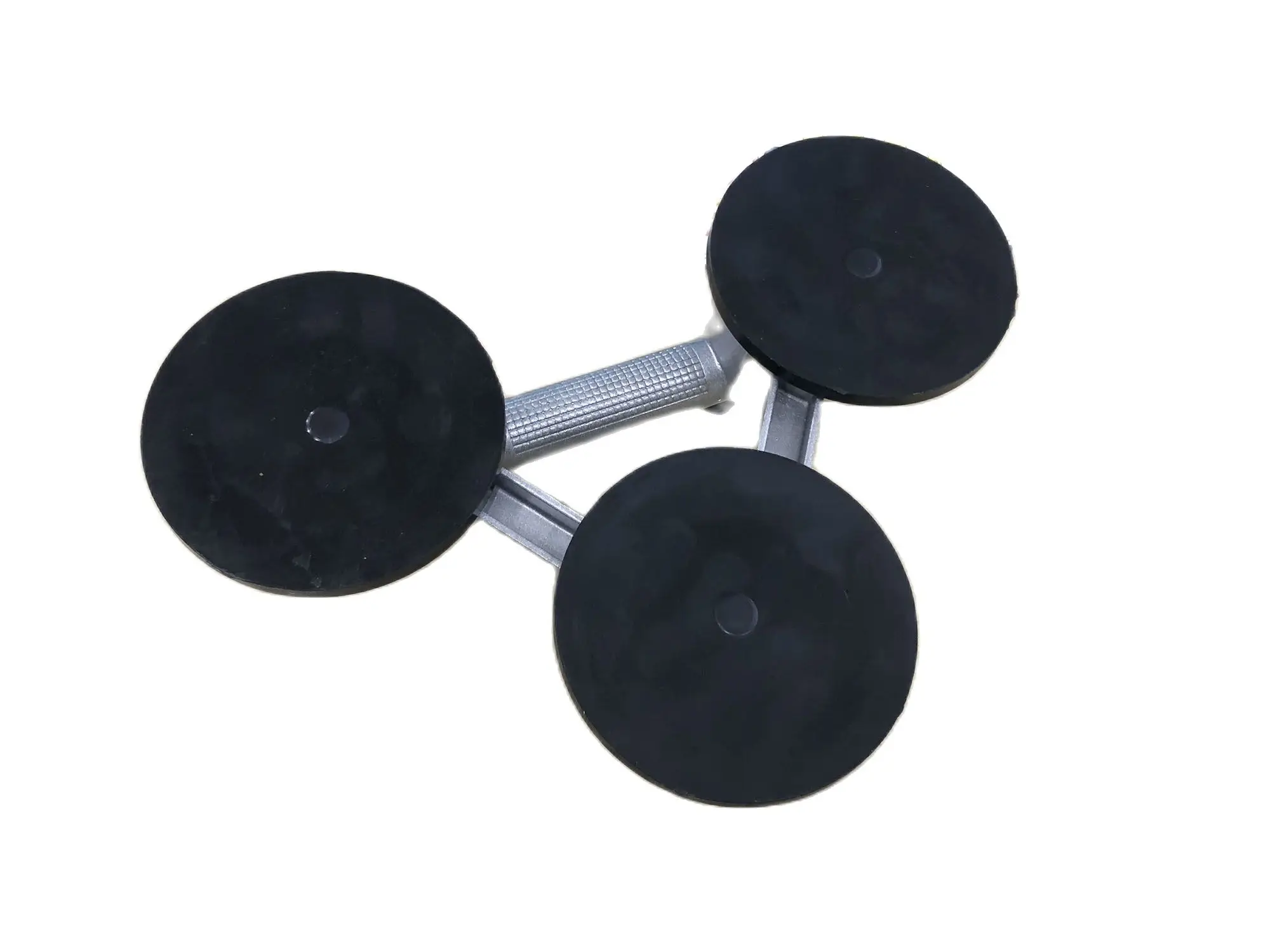 Alloy 3-Heads Triangle Ceramic Tile Floor Tile Glass Flat Suction Cup Sucker Thickened Strong Rubber Three-Jaws Glass Sucker