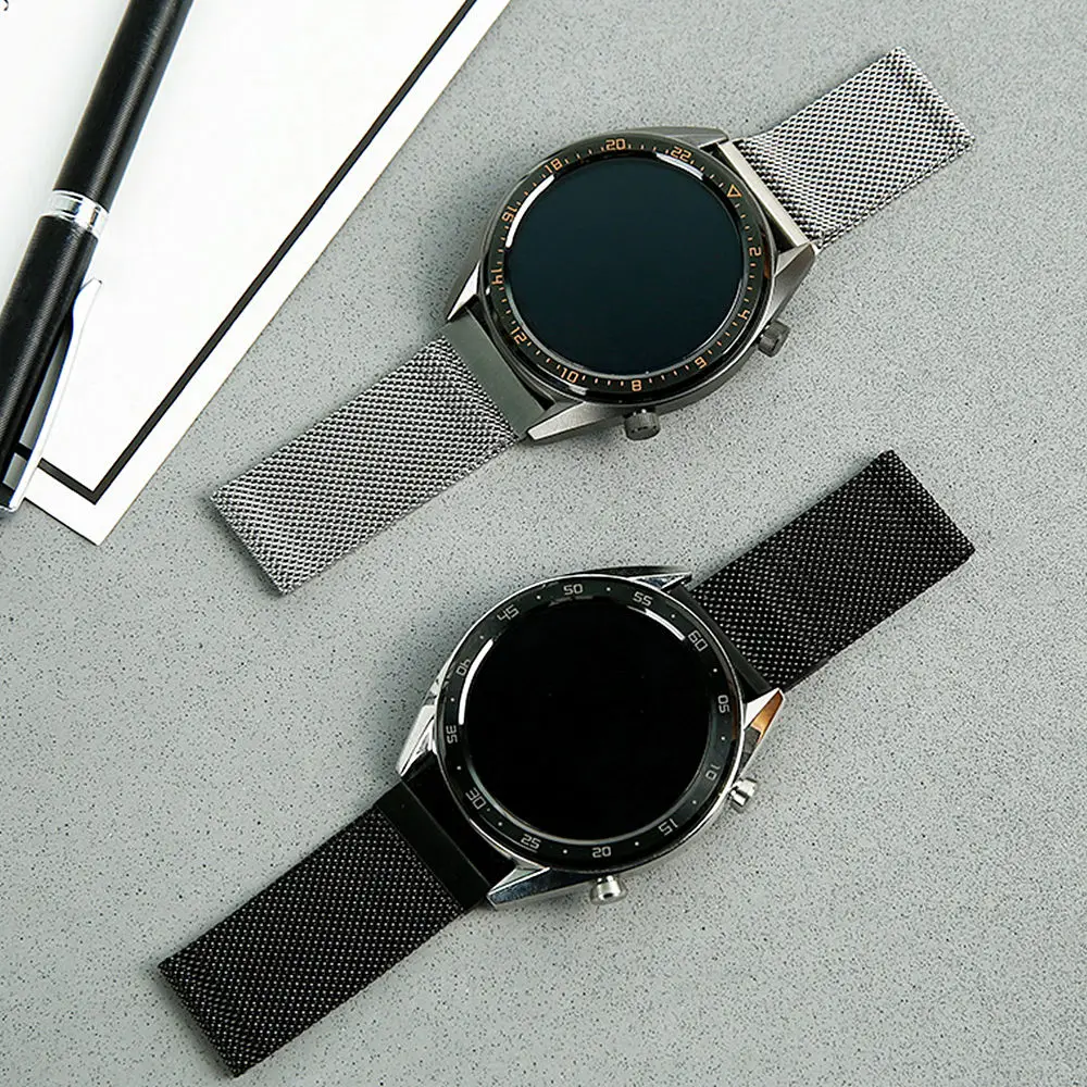 18mm 20mm 22mm For Xiaomi Huami Amazfit GTS 2E/GTS 2 Mini/GTR 42MM/47mm/Stratos 2/3 2S Watchband Metal Bracelet Amazfit Bip