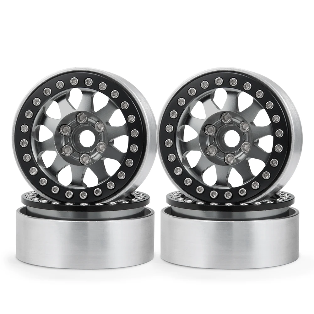 AXSPEED Piasty kół ze stopu aluminium 1,9 cala 25 mm o szerokości do gąsienic Axial SCX10 Tamiya cc01 1/10 RC Części do modernizacji samochodów