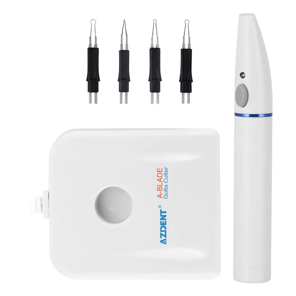 Taglierina per gomma dentale guttaperca Wireless Azdent con 4 punte