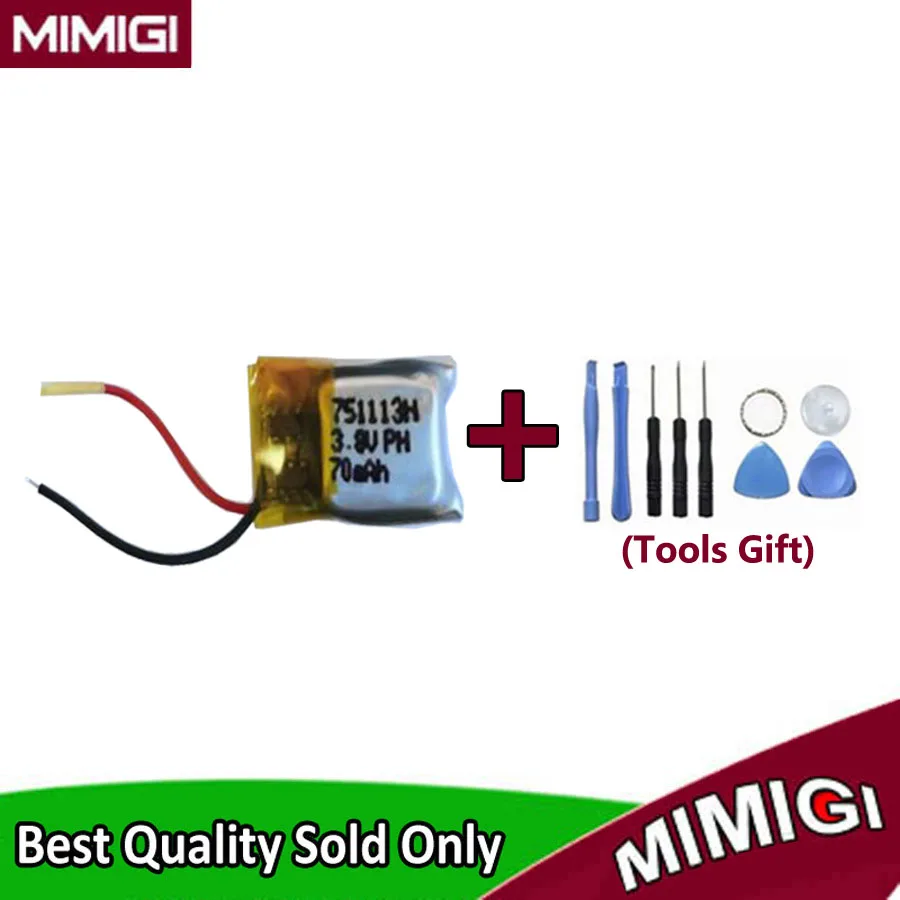 

Tools Gift+ 70mAh AHB75113H 751113 Battery For Motorola Verve Ones+ Ones Plus Wireless Bluetooth Earphone Handsfree