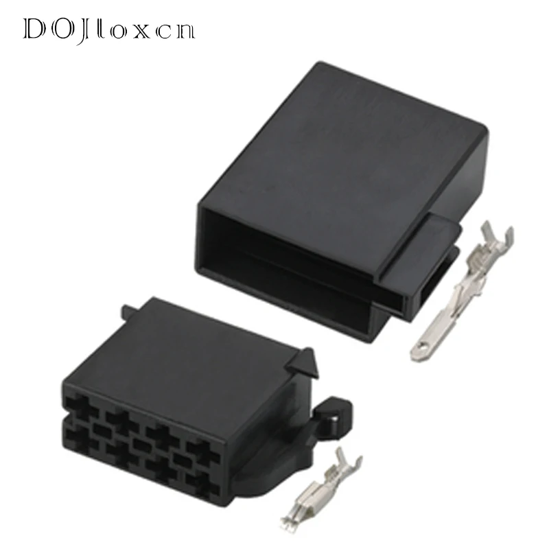 1/5/10/Set TE 8 Pin Automobile Male Female Cable Popular Audio Horn For VW CD ISO Wiring Plug Connector With Pin 106455 962189-1