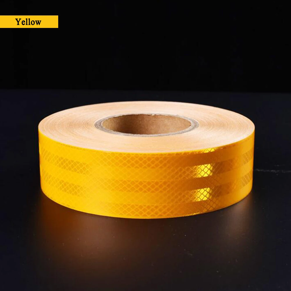 5Cm X 50M/Roll Truck Trailers Accessories Reflektif Car Stickers Adhesive Tape For Safety